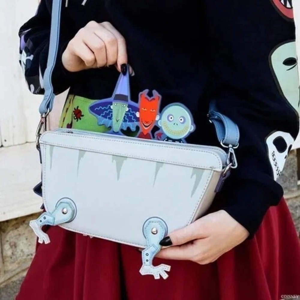 Loungefly The Nightmare Before Christmas Lock, Shock, & Barrel Crossbody Bag - Picture 2 of 8